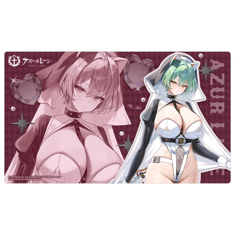 アズールレーン 描き下ろしラバーマット(アドミラル・ナヒーモフ/サキュバスシスター)