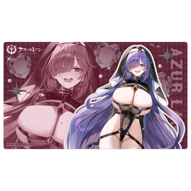アズールレーン 描き下ろしラバーマット(モガドール/サキュバスシスター)