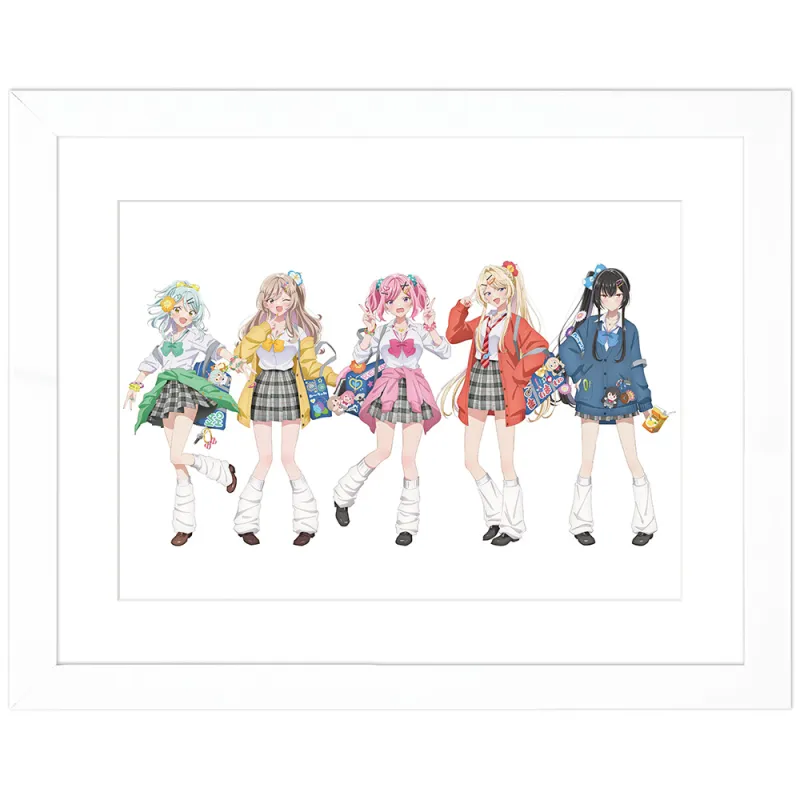 わたしが恋人になれるわけないじゃん、ムリムリ！(※ムリじゃなかった！？) 描き下ろしキャラファイングラフ(平成ギャルver.)A4