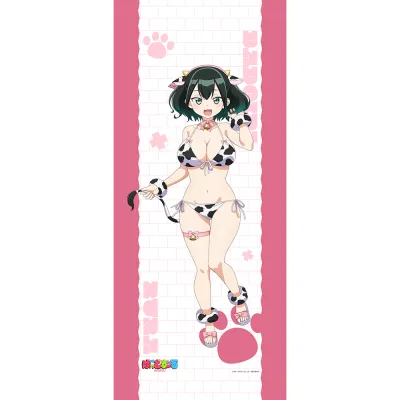 ばっどがーる 描き下ろし特大タペストリー(瑠璃葉るら/アニマル水着)
