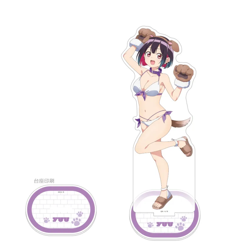 ばっどがーる 描き下ろし特大アクリルスタンド（優谷優／アニマル水着）