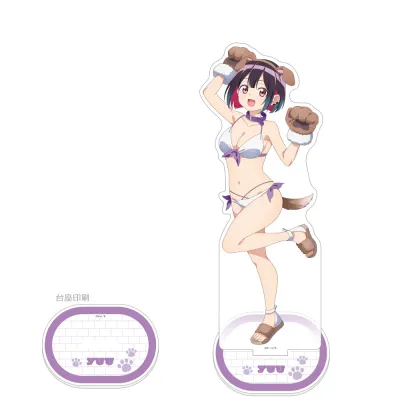 ばっどがーる 描き下ろし特大アクリルスタンド(優谷優/アニマル水着)