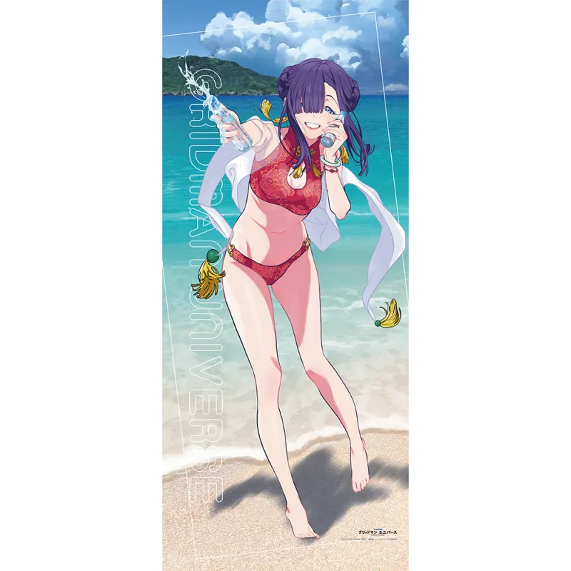 グリッドマン ユニバース 描き下ろし特大タペストリー(ひめ/水着)