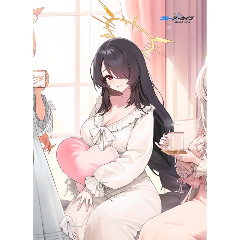 ブルーアーカイブ 描き下ろしB2タペストリー(ヒナタ/ルームウェア)Wスエード