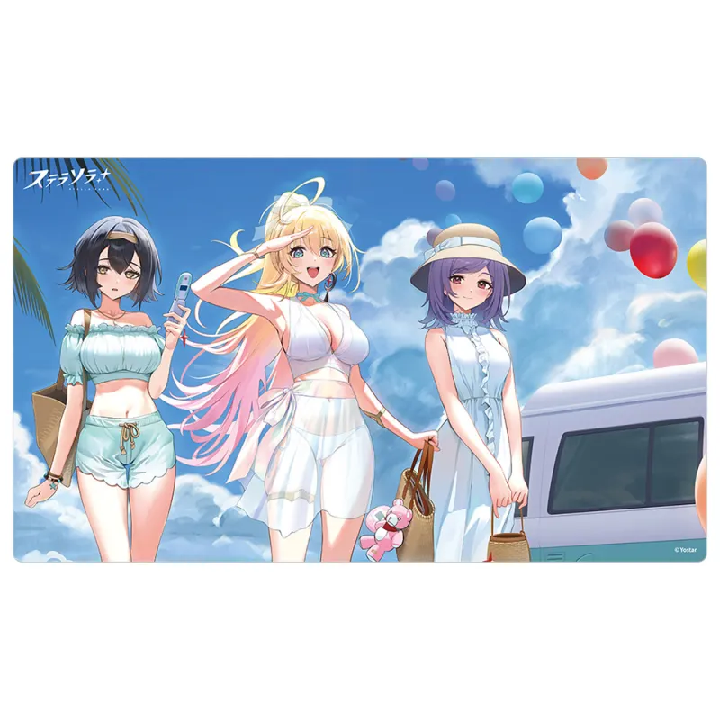 ステラソラ 描き下ろしラバーマット(夏服)