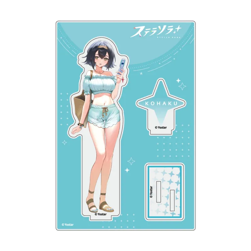 ステラソラ 描き下ろしアクリルスタンド(コハク/夏服)