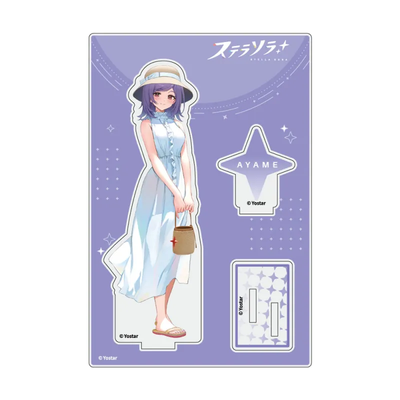 ステラソラ 描き下ろしアクリルスタンド(アヤメ/夏服)