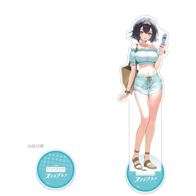 ステラソラ 描き下ろし特大アクリルスタンド(コハク/夏服)