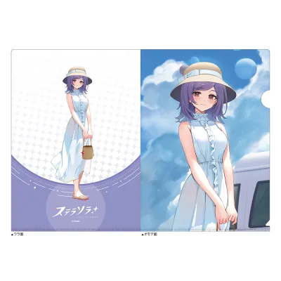 ステラソラ 描き下ろしクリアファイル(アヤメ/夏服)