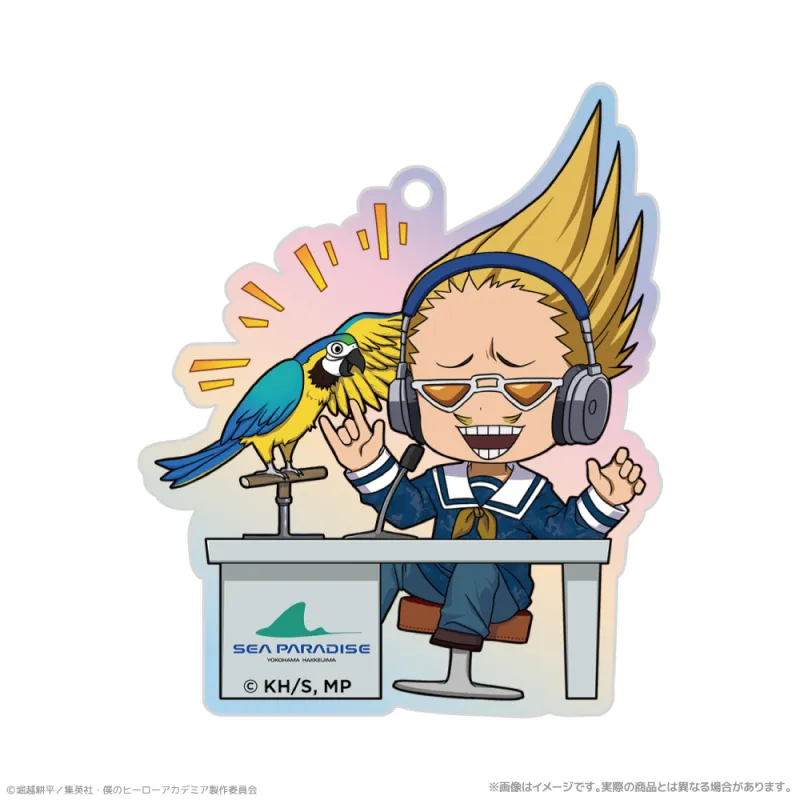 『僕のヒーローアカデミア』 オーロラアクリルキーホルダー_プレゼント・マイク　海の生きものたちと一緒にPLUS ULTRA