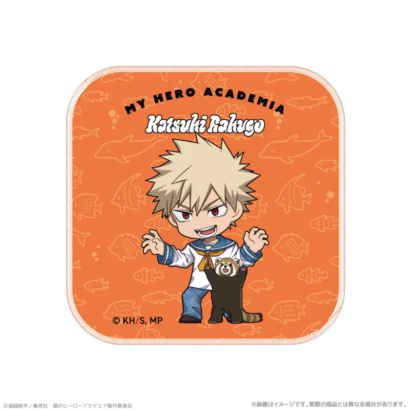 『僕のヒーローアカデミア』 ハンドタオル_爆豪勝己 海の生きものたちと一緒にPLUS ULTRA