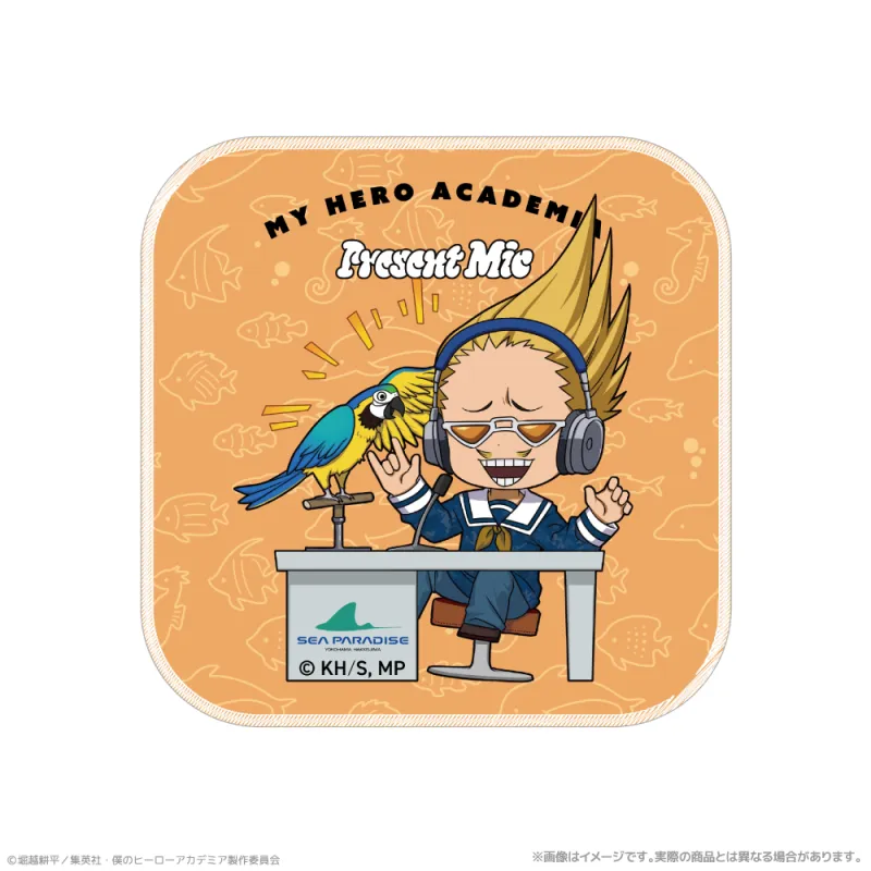 『僕のヒーローアカデミア』 ハンドタオル_プレゼント・マイク 海の生きものたちと一緒にPLUS ULTRA