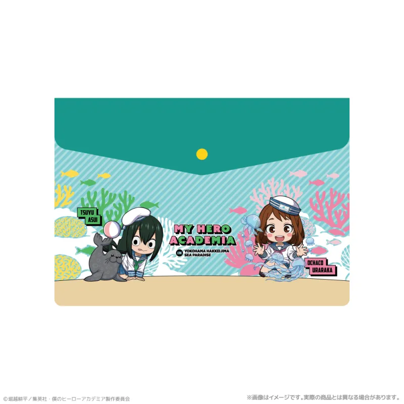 『僕のヒーローアカデミア』 エンベロープケース_麗日お茶子&蛙吹梅雨 海の生きものたちと一緒にPLUS ULTRA