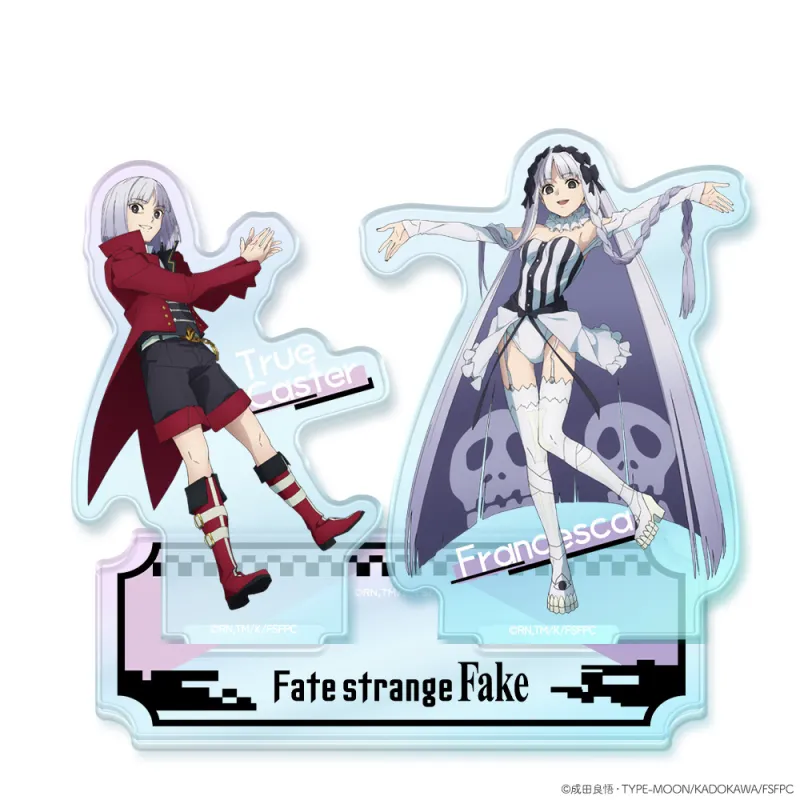 『Fate/strange Fake』オーロラアクリルニコスタンド フランチェスカ・プレラーティ＆真キャスター