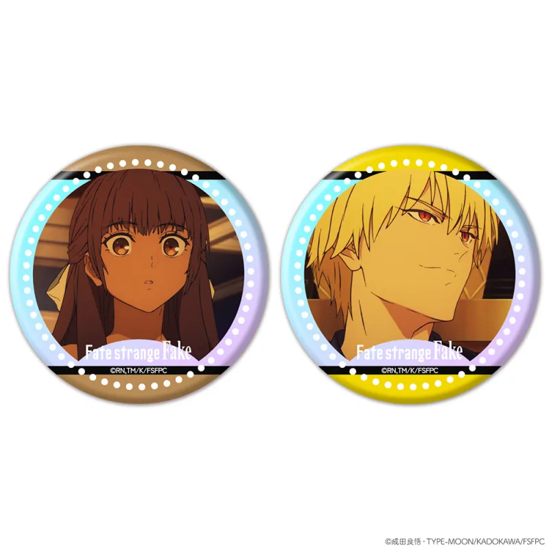 オーロラ缶バッジ2個セット ティーネ&アーチャー