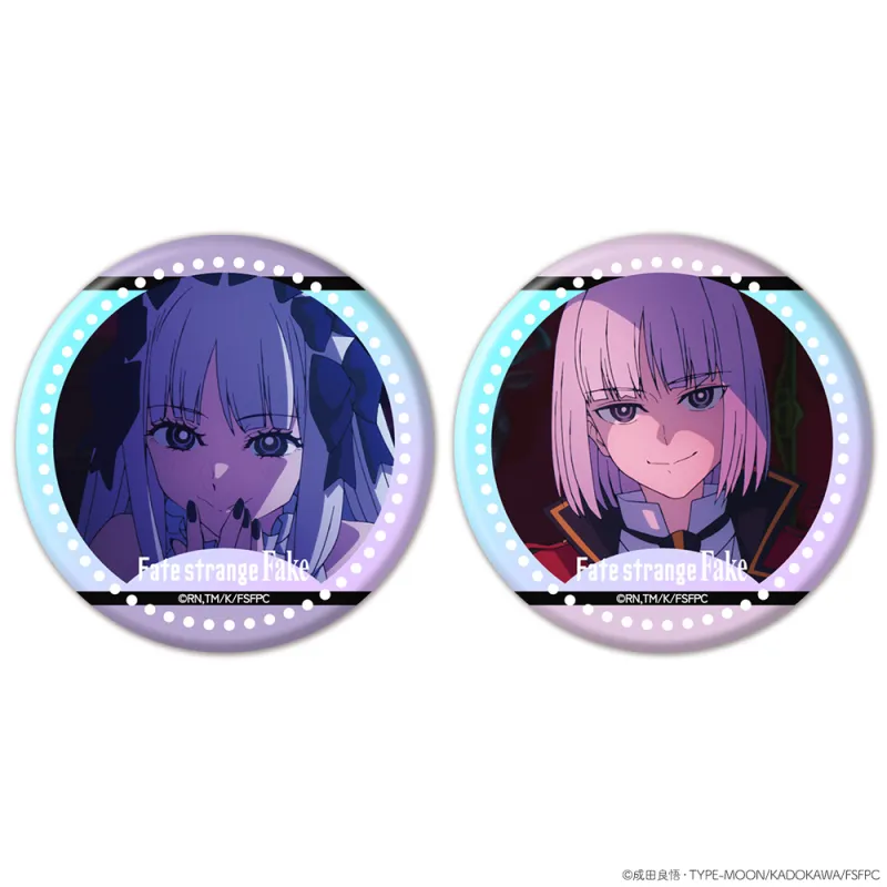 オーロラ缶バッジ2個セット フランチェスカ・プレラーティ&真キャスター