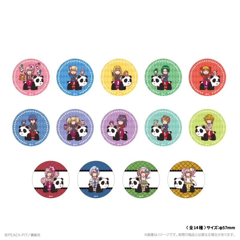 ミニキャラ缶バッジ 花なり花やしき