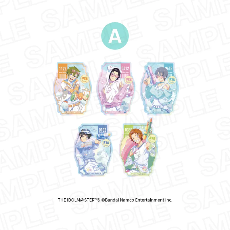 アイドルマスター SideM SUMMER SPLASH!トレーディングオーロラステッカー A