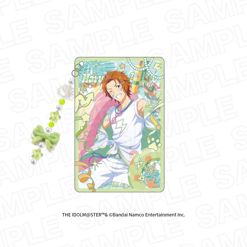 アイドルマスター SideM SUMMER SPLASH！ビーズチャーム付きレイヤードアクリルブロック 若里 春名
