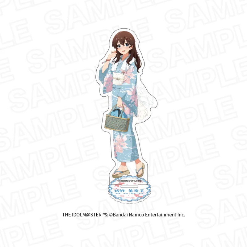 アイドルマスター ミリオンライブ！ ほ？っとひと息 銭湯HANABI団ver.描き下ろしアクリルスタンド 佐竹 美奈子