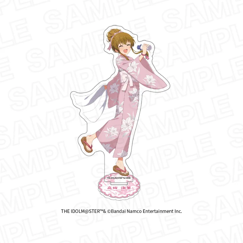 アイドルマスター ミリオンライブ！ ほ？っとひと息 銭湯HANABI団ver.描き下ろしアクリルスタンド 高坂 海美