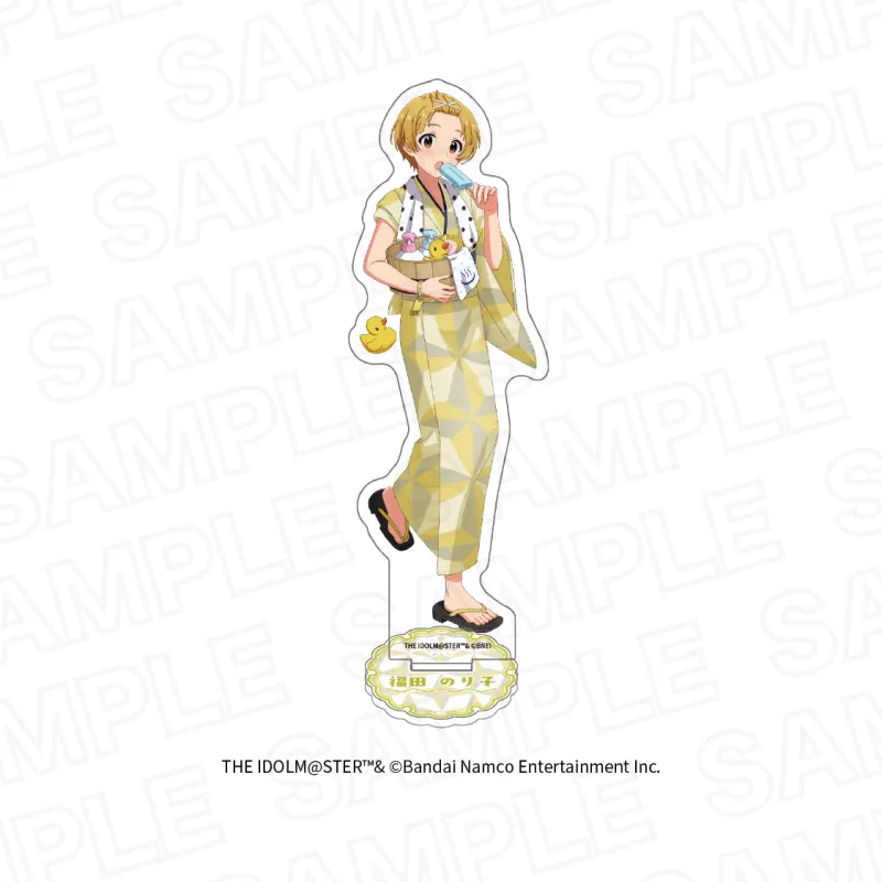 アイドルマスター ミリオンライブ！ ほ？っとひと息 銭湯HANABI団ver.描き下ろしアクリルスタンド 福田 のり子