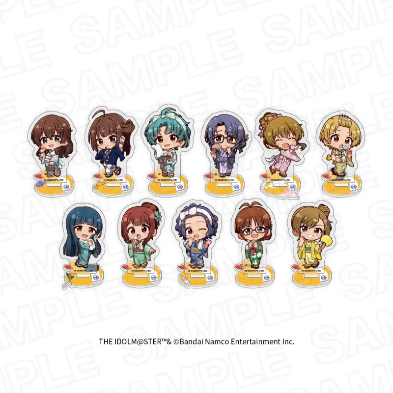 アイドルマスター ミリオンライブ！ ほ？っとひと息 銭湯HANABI団ver.トレーディングミニキャラアクリルスタンド