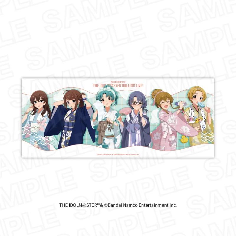 アイドルマスター ミリオンライブ！ ほ？っとひと息 銭湯HANABI団ver.マフラータオル