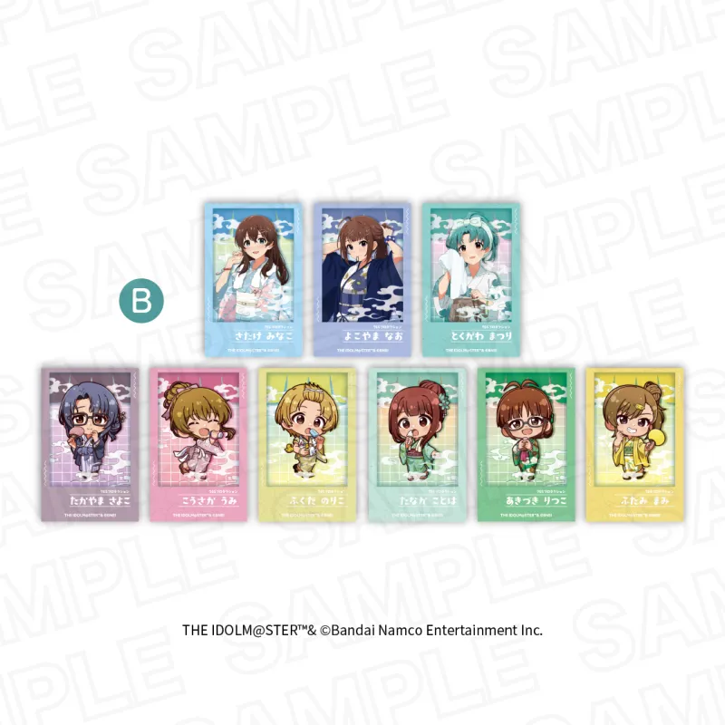 アイドルマスター ミリオンライブ！ ほ？っとひと息 銭湯HANABI団ver.トレーディングインスタントフォト風カード B