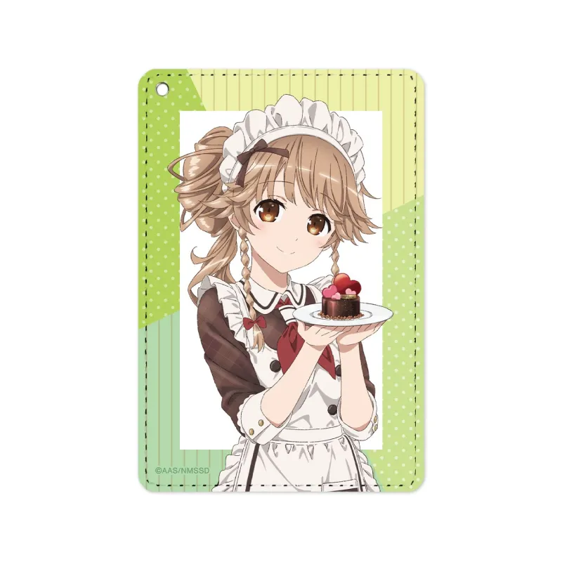 描き下ろしイラスト 納沙 幸子 バレンタインver. 1ポケットパスケース