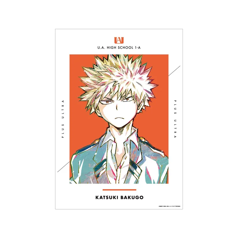 爆豪勝己 Ani-Art 第4弾 vol.2 A3マット加工ポスター