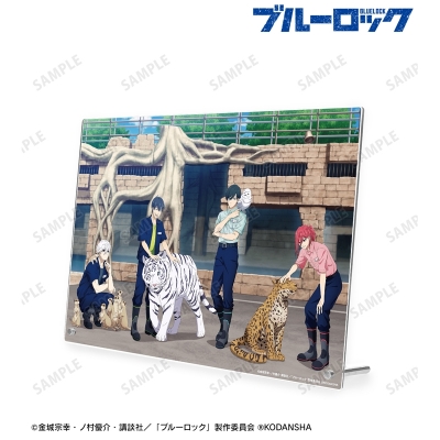 東武動物公園コラボ 描き下ろしイラスト 集合 飼育係ver. A4アクリルパネル 2
