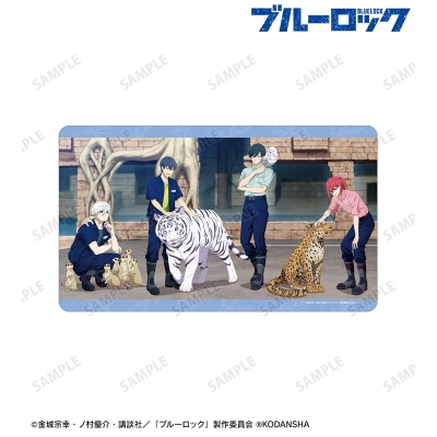 東武動物公園コラボ 描き下ろしイラスト 集合 飼育係ver. プレイマット 2