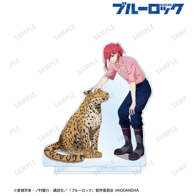 東武動物公園コラボ 描き下ろしイラスト 千切 豹馬 飼育係ver. 特大アクリルスタンド 2
