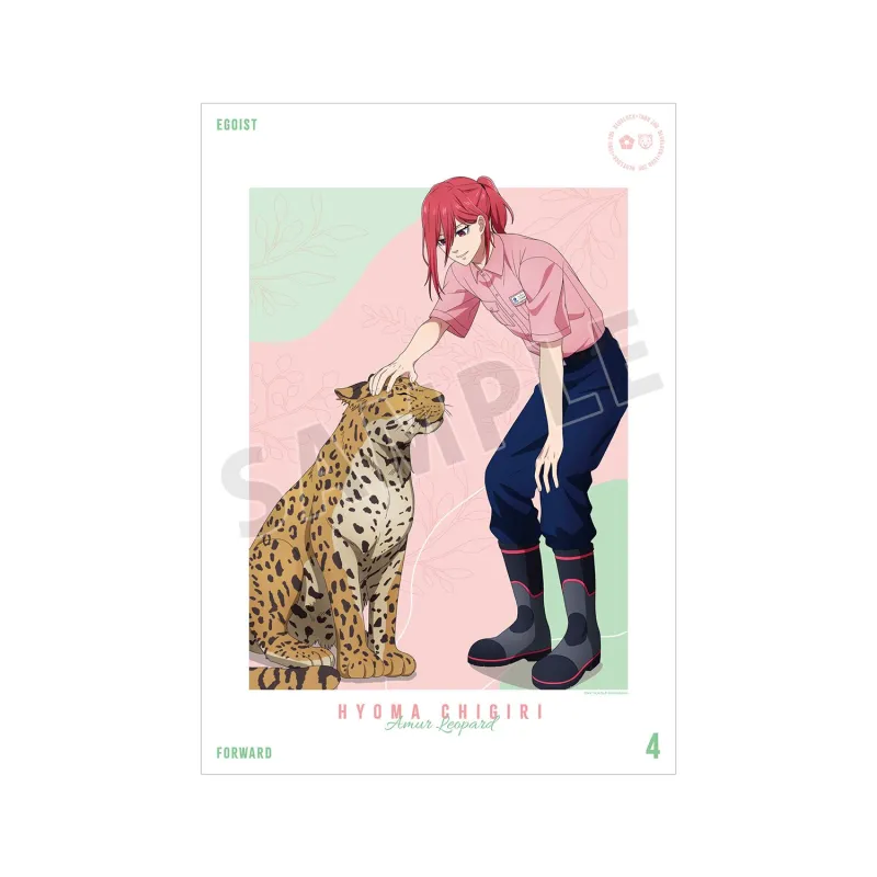 東武動物公園コラボ 描き下ろしイラスト 千切 豹馬 飼育係ver. A3マット加工ポスター