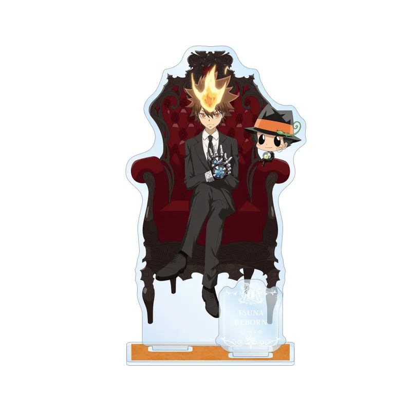 描き下ろしイラスト 沢田 綱吉＆リボーン 玉座ver. パーツ付きBIGアクリルスタンド