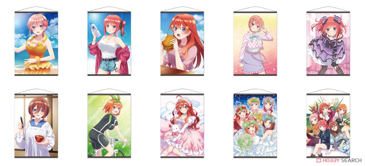 五等分の花嫁 B2タペストリーJ［中野二乃］ 5