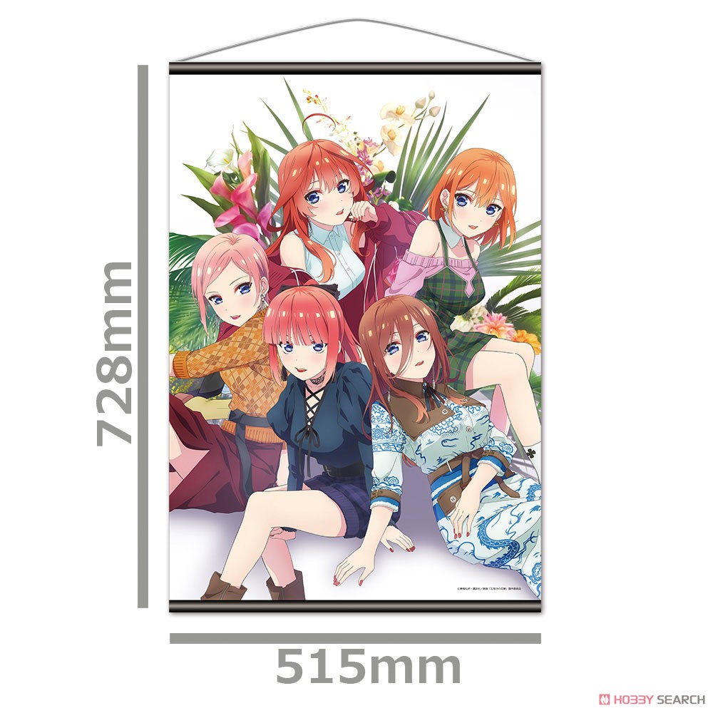 五等分の花嫁 B2タペストリーO［中野五姉妹］ 3