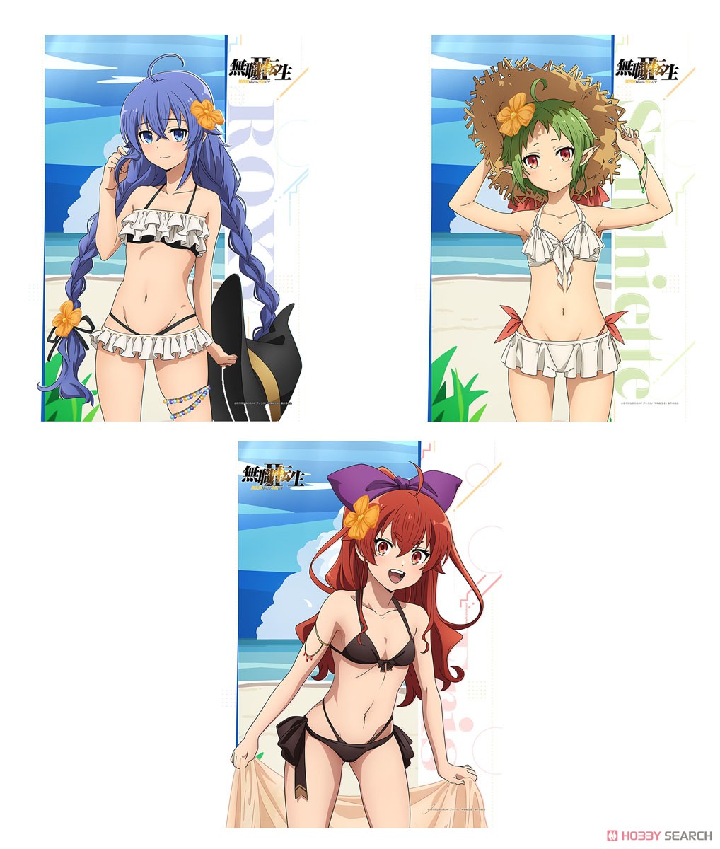無職転生Ⅱ ～異世界行ったら本気だす～ 描き下ろしB2タペストリー（シルフィエット／水着）Wスエード 4