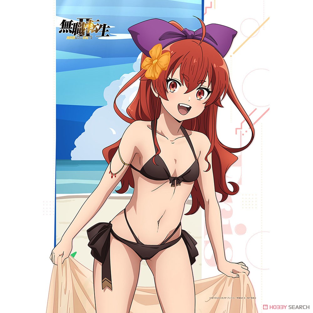 無職転生Ⅱ ～異世界行ったら本気だす～ 描き下ろしB2タペストリー（エリス／水着）Wスエード 2