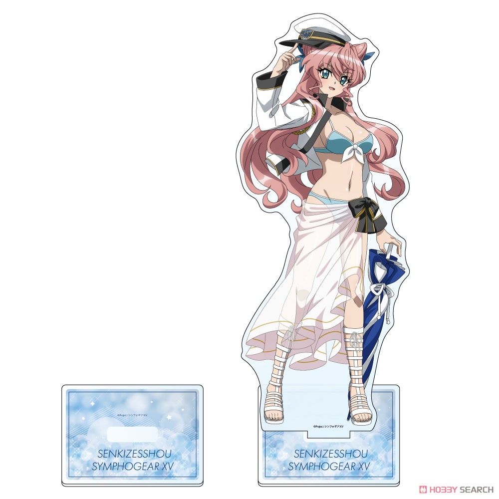 戦姫絶唱シンフォギアXV 描き下ろし特大アクリルスタンド（マリア／マリンセーラー水着） 3