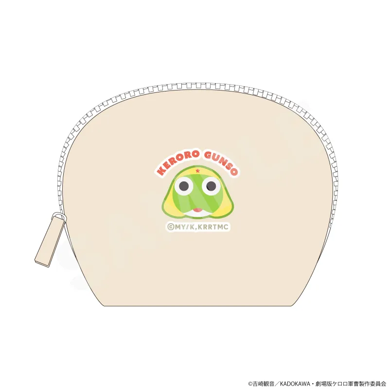 サガラ刺繍ポーチ /01 ケロロ