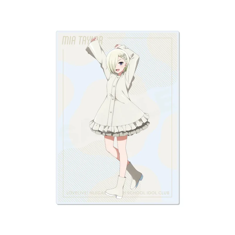 【ラブライブ!虹ヶ咲学園スクールアイドル同好会】レインコートver. アクリルボード /L ミア・テイラー