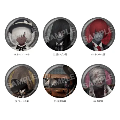 【文字化化】執事ver. 缶バッジ /01 全6種