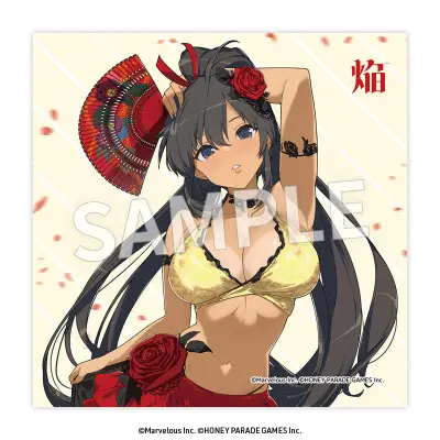 閃乱カグラ クリーナークロス 焔(フラメンコ風水着)