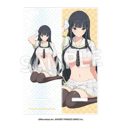閃乱カグラ アクリルマルチスタンド 斑鳩(制服風水着)