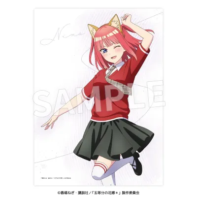 TVスペシャルアニメ「五等分の花嫁＊」キャンバスアート 二乃（けもみみコーデで踊ってみた！）