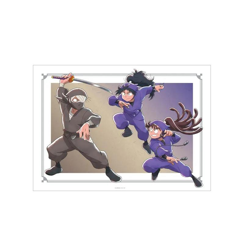 描き下ろしイラスト 集合E みんなで鍛練の段ver. A3マット加工ポスター