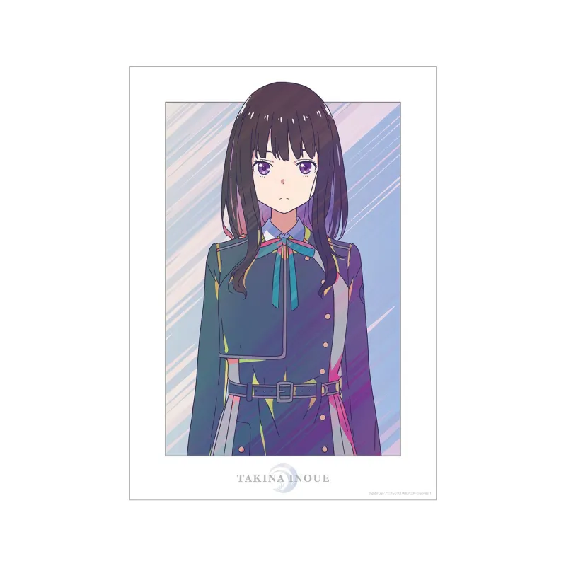 井ノ上たきな Ani-Art clear label A3マット加工ポスター