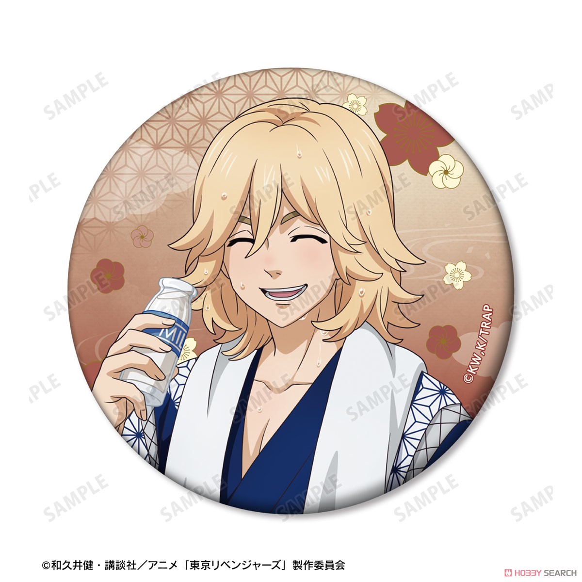 描き下ろし 佐野 万次郎 温泉浴衣ver. 缶ミラー 3